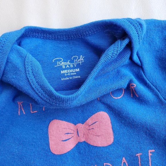 3/$15 Rene Rofe Playdate Onesie - Picture 3 of 4